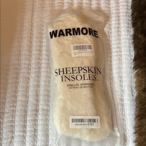 Warm Sheepskin Insoles - Soft Cream